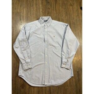 polo ralph lauren Oxford Button Down  Men’s Long Sleeve Blue Cotton OCBD